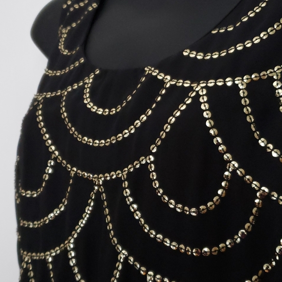 Black/Gold dress - Picture 3 of 6